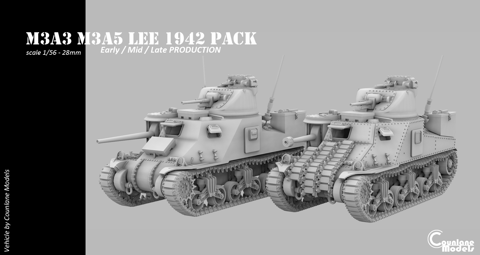 M3A3 M3A5 Lee early, mid, late prod Pack